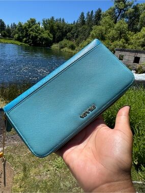 #115 PRADA SAFFIANO Zip-Around Wallet